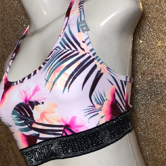 Sale π Victoria Secret Tropical Sports Bra NWOT - Picture 2 of 3